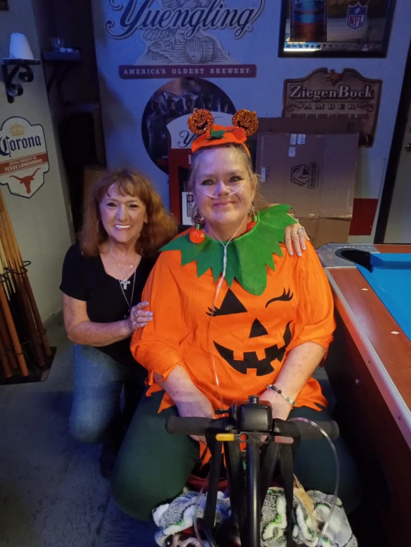 Beth and I at her fundraiser. 💔